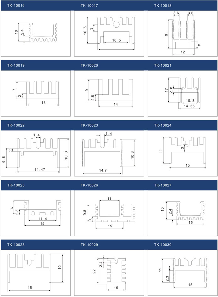 全系列散热器图纸(1-10)